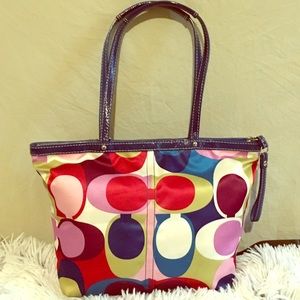 Coach ~ Multi colored bag